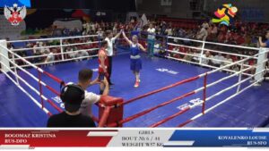 Третий день VII Международных спортивных игр «Дети Азии» в г. Владивосток. Соревнования по боксу среди юношей и девушек 15-16 лет.