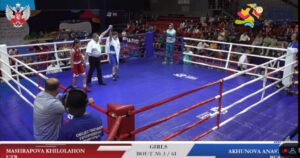 Четвертый день VII Международных спортивных игр «Дети Азии» в г. Владивосток. Соревнования по боксу среди юношей и девушек 15-16 лет.